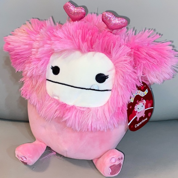 12” Squishmallows Caparinne Valentine’s Bigfoot Stuffed Plush - Picture 5 of 5